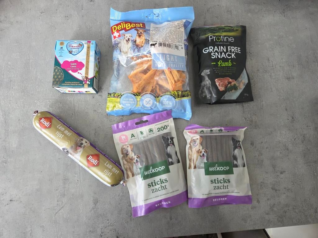 Hondenvoer/ belonings koekjes lam, Dieren en Toebehoren, Ophalen of Verzenden, Hond