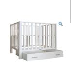 Bopita Brent box met lade en boxmatras wit, Kinderen en Baby's, Boxen, Ophalen, Gebruikt, Rechthoekig, In hoogte verstelbaar