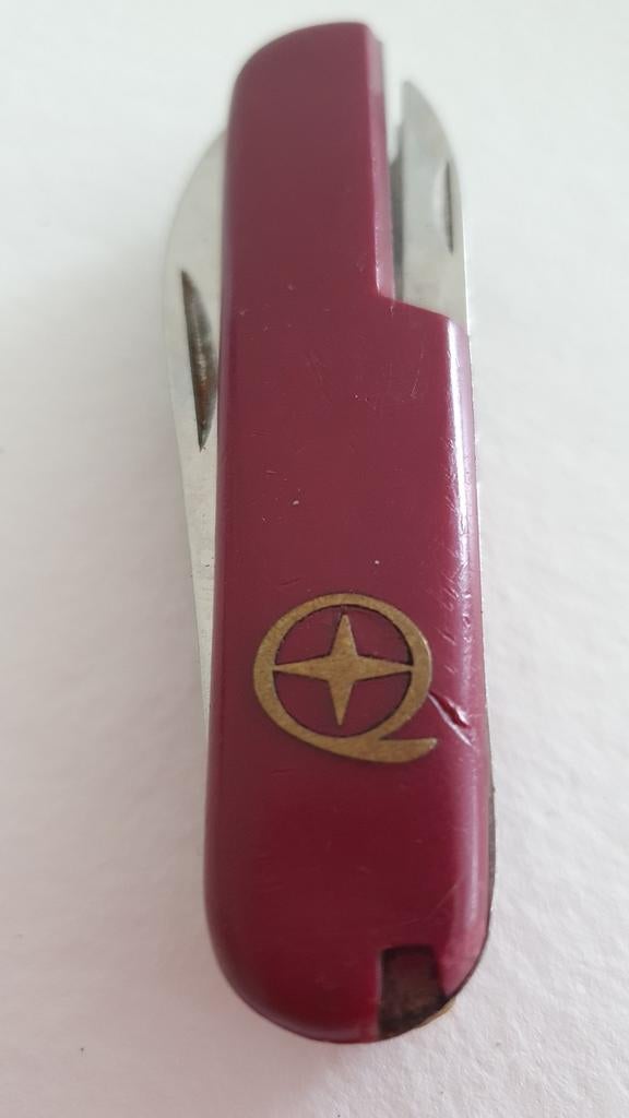 Vintage Zwitsers zakmes rood, Ophalen of Verzenden, Gebruikt