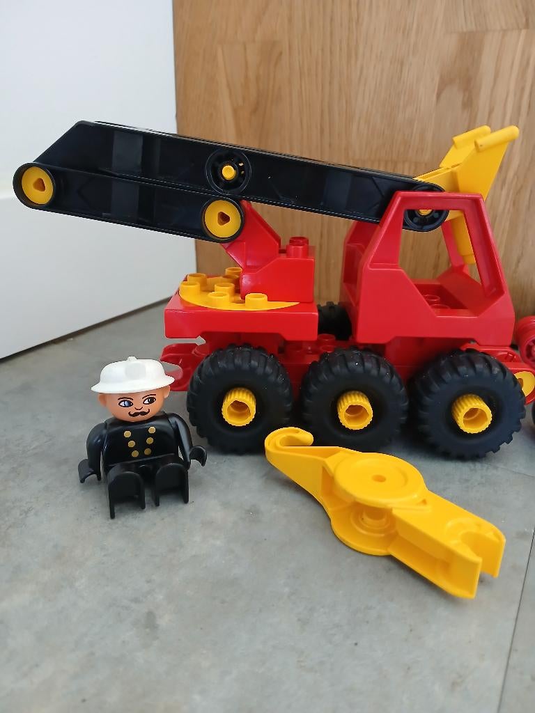 duplo brandweerauto model no. 2940, Ophalen, Zo goed als nieuw, Complete set, Duplo