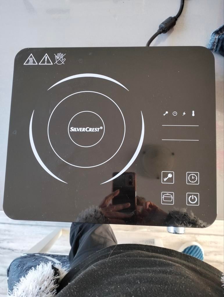 SilverCrest SIKP 2000 D1 Inductie Kookplaat, Witgoed en Apparatuur, Kookplaten, Nieuw, Vrijstaand, Inductie, 3 kookzones of minder