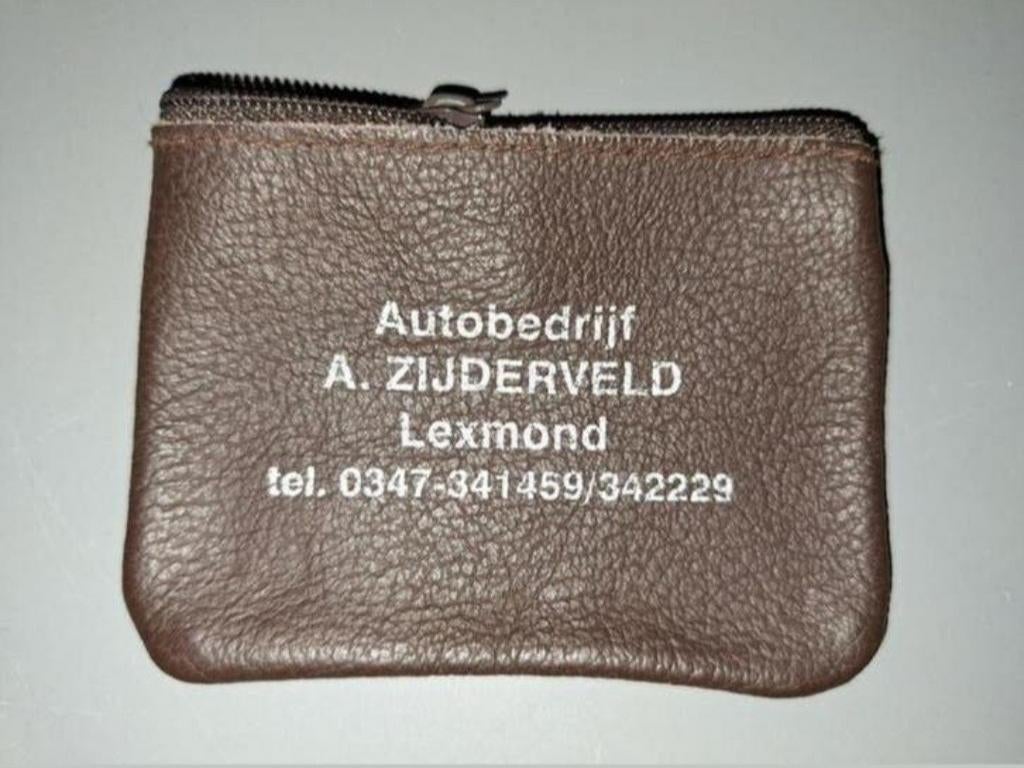 Leren sleuteletui Autobedrijf A. Zijderveld Lexmond, Ophalen of Verzenden, Zo goed als nieuw