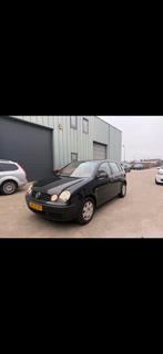 Volkswagen Polo 1.2 47KW 2002 Zwart, Auto's, Stof, Zwart, 1198 cc, Zwart