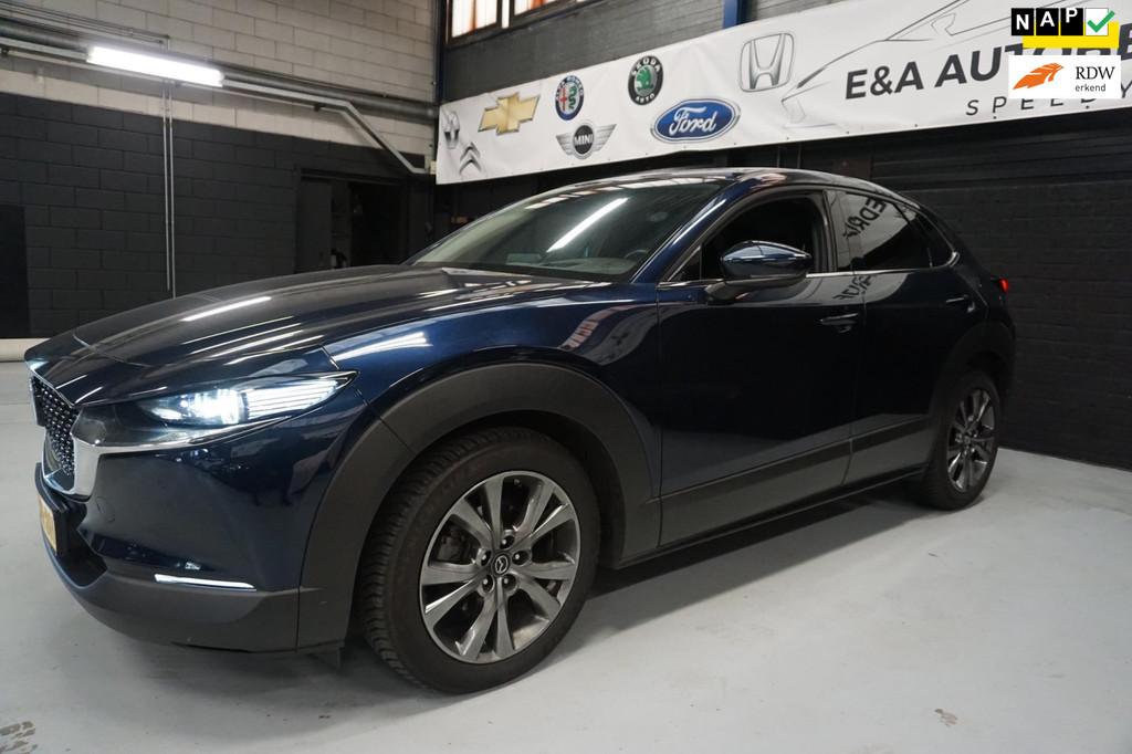 Mazda CX-30 2.0 e-SkyActiv-X M Hybrid Luxury /1E EIGENAAR /L, Auto's, Mazda, 1998 cc, 4 cilinders, Blauw, SUV of Terreinwagen
