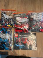 Lego Technic 42098 Autotransporter met blauwe auto, Kinderen en Baby's, Ophalen of Verzenden, Gebruikt, Complete set, Lego