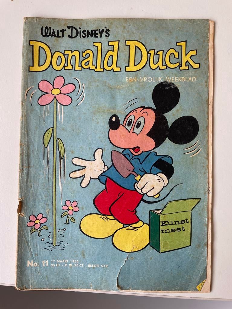 Donald Duck Weekblad No. 11 - 17 Maart 1962, Eén stripboek, Ophalen of Verzenden, Gelezen