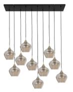 Hele mooie Light & Living - Hanglamp RAKEL -10 lampen, Ophalen, Klassiek en Modern, 50 tot 75 cm, Glas