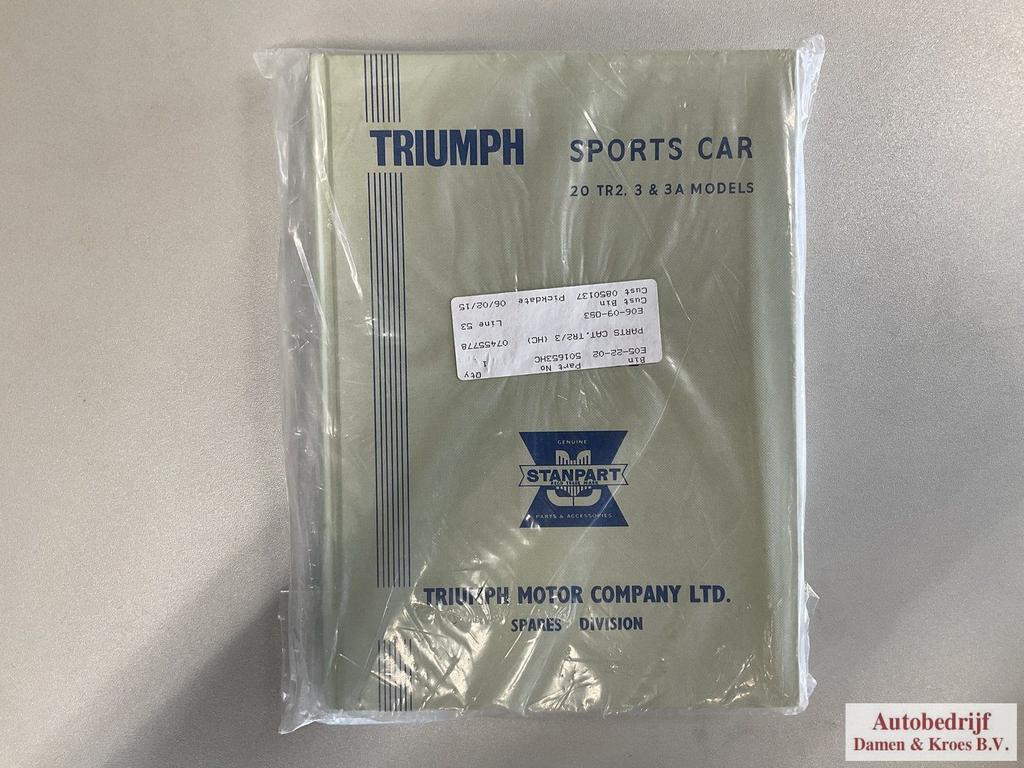 Triumph Sports Car | Triumph Motor Company LTD 501653HC, Ophalen of Verzenden