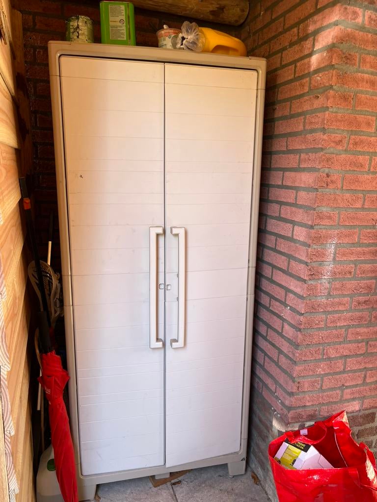 Tuinkast, Ophalen, Zo goed als nieuw, Kunststof, Overige typen