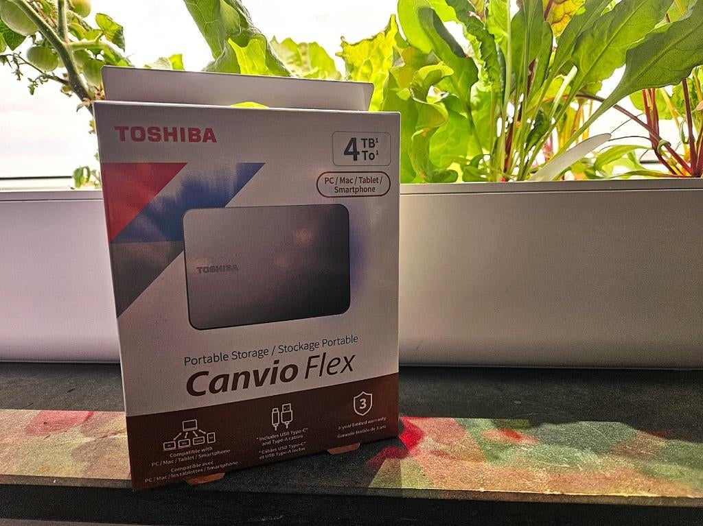 Toshiba Canvio Flex 4TB, Computers en Software, Harde schijven, Toshiba®, HDD, Ophalen of Verzenden, Zo goed als nieuw
