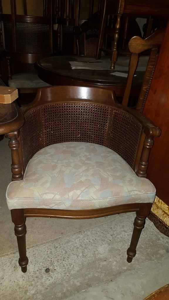 6 eiken eetkamers armstoelen, Huis en Inrichting, Stoelen, Ophalen, Bruin, Zo goed als nieuw, Eén