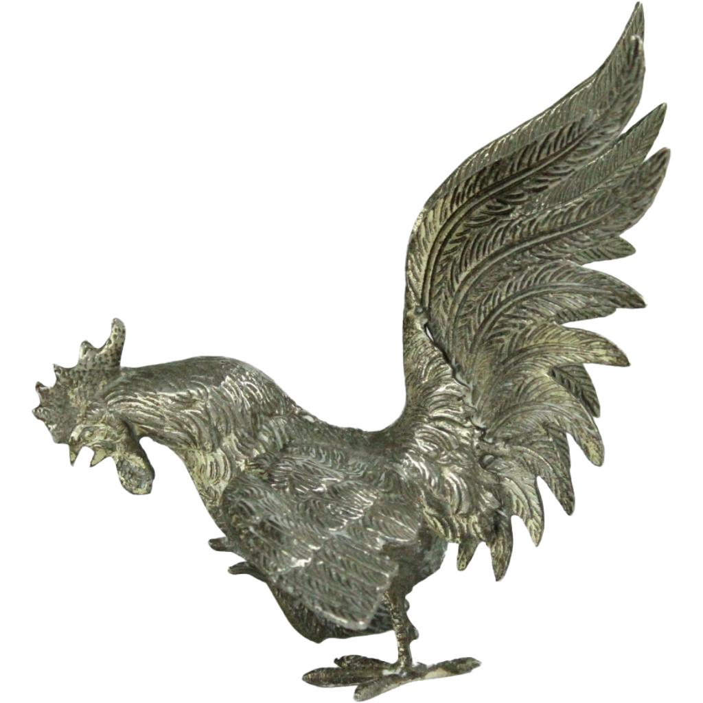 Set vintage metalen hanen / vogels – ca. 1950–1975, Ophalen of Verzenden