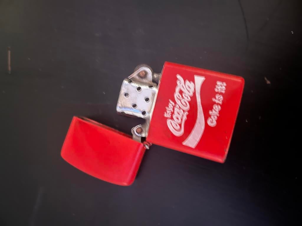 Coca-Cola verzameling: spiegel, aansteker, flesdop, Verzamelen, Gebruikt, Info@coca.nl, Coca cola, Overige typen