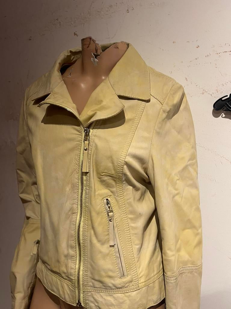 ARMA geel gemêleerde jas maat L origineel zgan, R, Maat 42/44 (L), Ophalen of Verzenden, Zo goed als nieuw