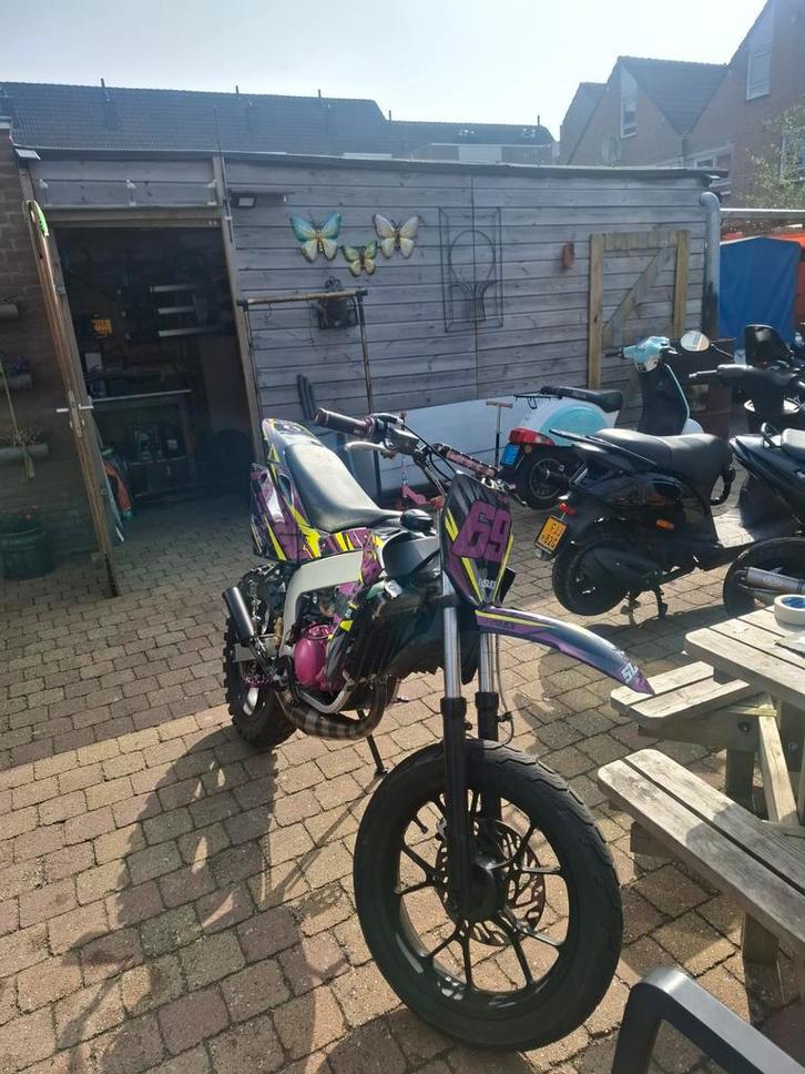 Rieju mrx 75cc roze tpr ook teruil, Fietsen en Brommers, Brommers | Crossbrommers, Nieuw, Overige merken, Ophalen