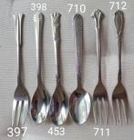 Lepels + vorkjes  Gero 710, 711, 712, 397, 398, 453, Ophalen of Verzenden, Zo goed als nieuw, Metaal, Bestek