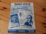 Sans vous -  dans mon coeur - misraki / hornez, Gebruikt, Gitaar, Ophalen of Verzenden, Artiest of Componist