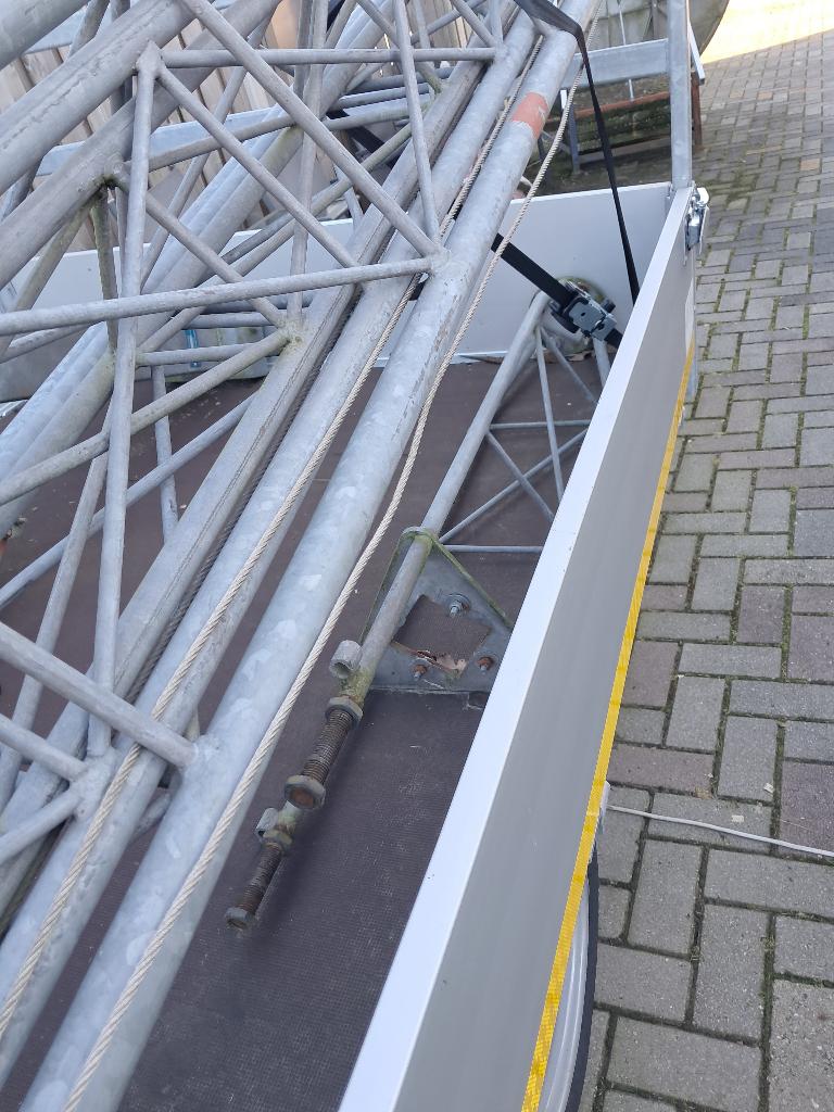 versatower mast, Telecommunicatie, Antennes en Masten, Gebruikt, Mast, Ophalen