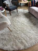 Rond groot hoogpolig tapijt, Huis en Inrichting, Stoffering | Tapijten en Kleden, Ophalen, Zo goed als nieuw, Rond