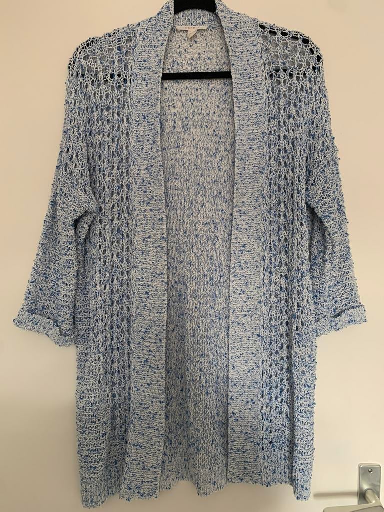 Esprit blauw gemêleerd zomers vest maat M, Ophalen of Verzenden, Zo goed als nieuw, Maat 38/40 (M), Blauw