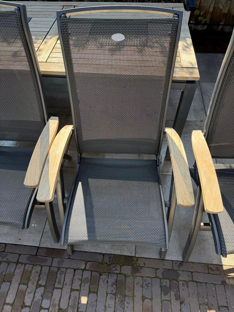 Hartman Da Vinci strandstoelen, Ophalen, Gebruikt, Hout, Verstelbaar