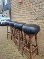 Barkrukken opknappers, Huis en Inrichting, Barkrukken, 5 krukken of meer, Ophalen, Leer, 60 tot 90 cm