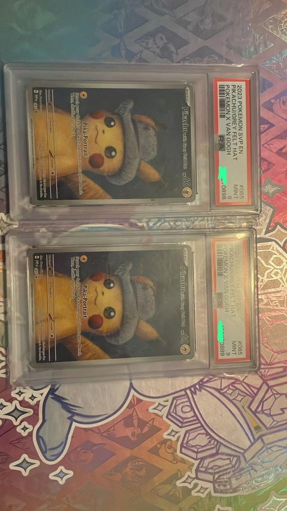 Psa 9 Pikachu van Gogh, Ophalen of Verzenden, Zo goed als nieuw