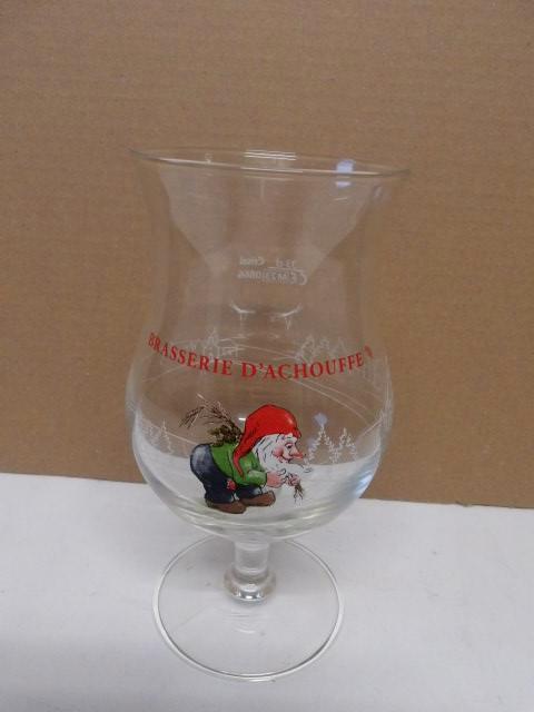 La Chouffe bier glas (nr.3), Verzamelen, Biermerken, Nieuw, Glas of Glazen, Overige merken, Ophalen of Verzenden