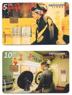 Zwitserland, 2 telefoonkaarten, momenten, Ophalen of Verzenden, Buitenland