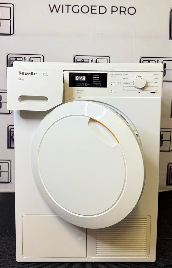 Miele T1 Eco A+++ Warmtepompdroger 8Kg - StrijkFunctie!, Witgoed en Apparatuur, Wasdrogers, Gebruikt, ., 8 tot 10 kg, Ophalen of Verzenden