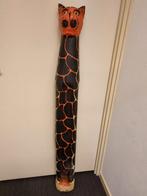 Vintage handgeschilderde kat, Ophalen of Verzenden