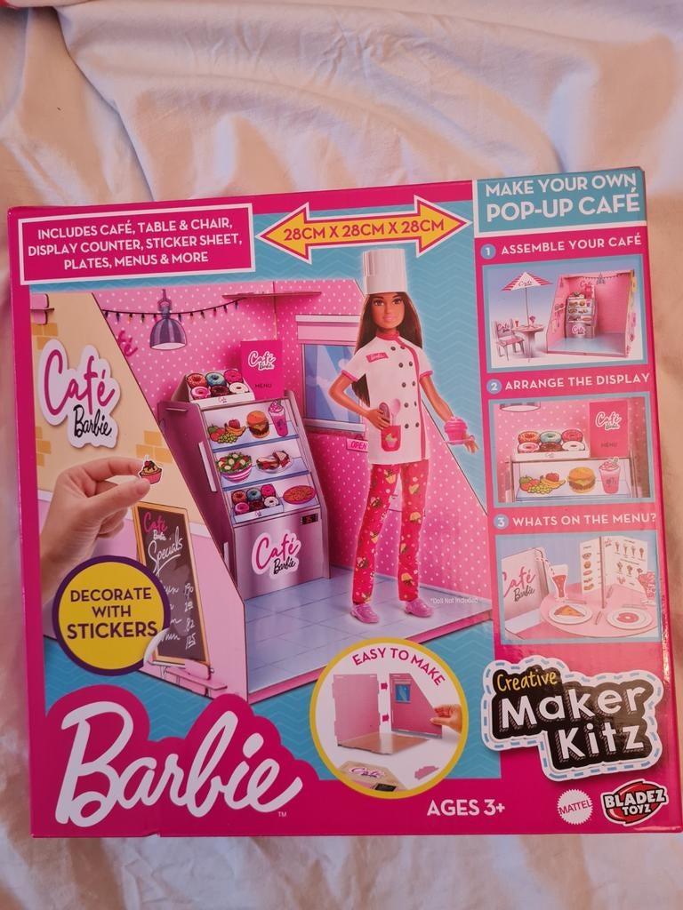 Barbie Pop-Up Café Maker Kitz - Nieuw in doos!, Ophalen of Verzenden, Nieuw, Barbie