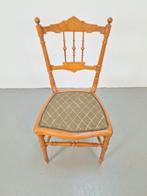 Vintage spoel stoel turned spool chair Chiavari, 1950s Italy, Vintage, Ophalen of Verzenden, Eén, N