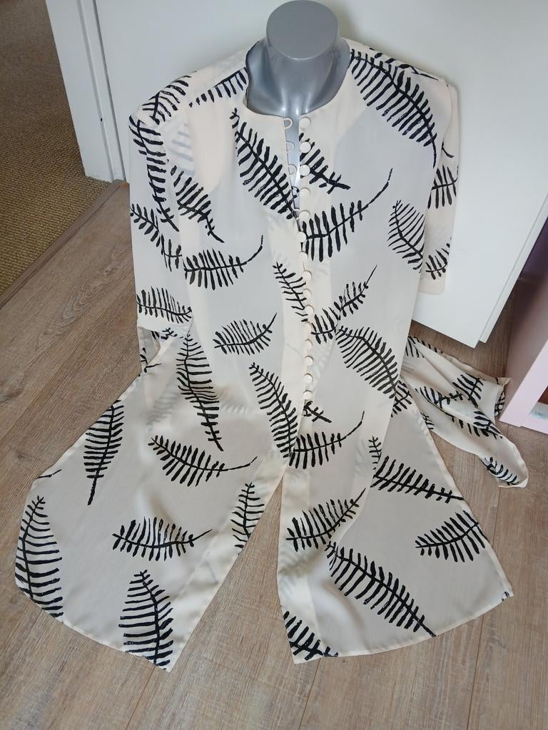 Nieuw Edgar Vos Tuniek - Maat 40/46 (plus rok ), Kleding | Dames, Beige, Maat 42/44 (L), Nieuw, Korte mouw