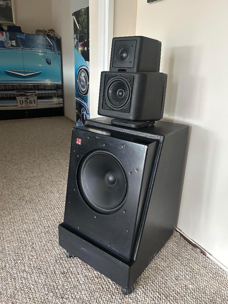 KEF 105 Serie 1059, Audio, Tv en Foto, Luidsprekers, Overige merken, Gebruikt, Ophalen of Verzenden, 120 watt of meer