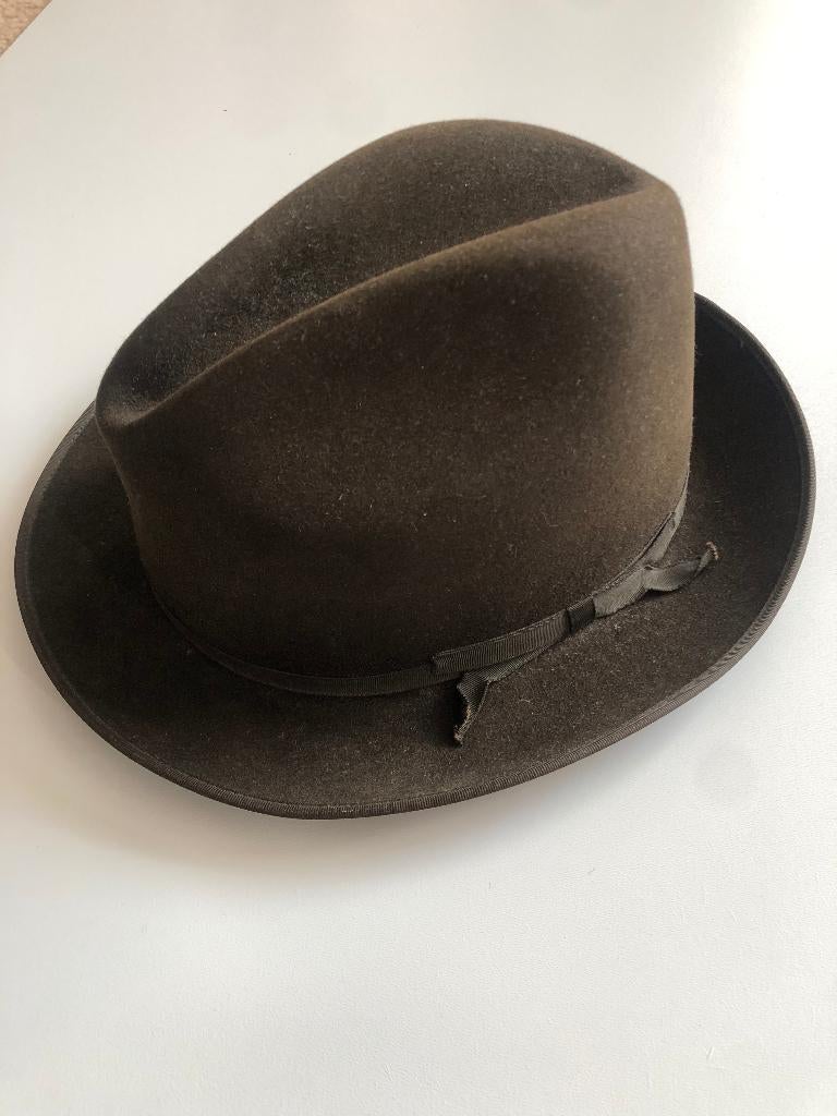 Hoed Bruin, Kleding | Heren, Ophalen of Verzenden, Gedragen