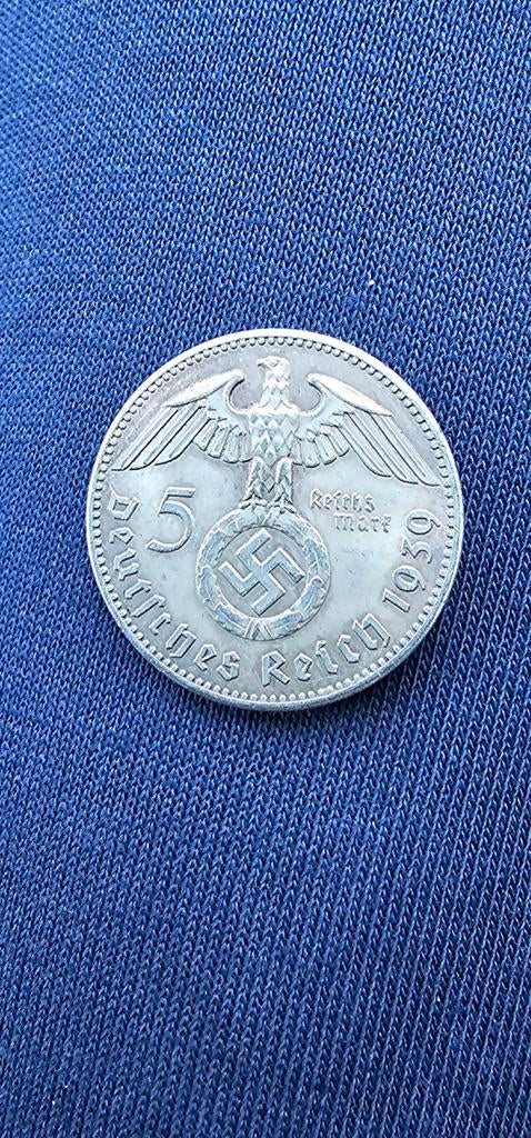 duitsland 1939 munt, Verzamelen, Ophalen of Verzenden, Duitsland, Embleem of Badge