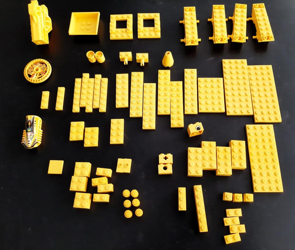 Lego gele elementen, Ophalen of Verzenden, Gebruikt, Overige typen, Lego