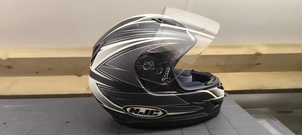 HJC Youth M helm, 52-53cm hoofdomtrek. Zgan., Motoren, Kleding | Motorhelmen, Ophalen of Verzenden