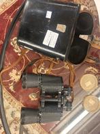 Vintage verrekijker met leren tas - Marine Soupex, Ophalen, Gebruikt, Voorheuvel 48, Porro (met knik)