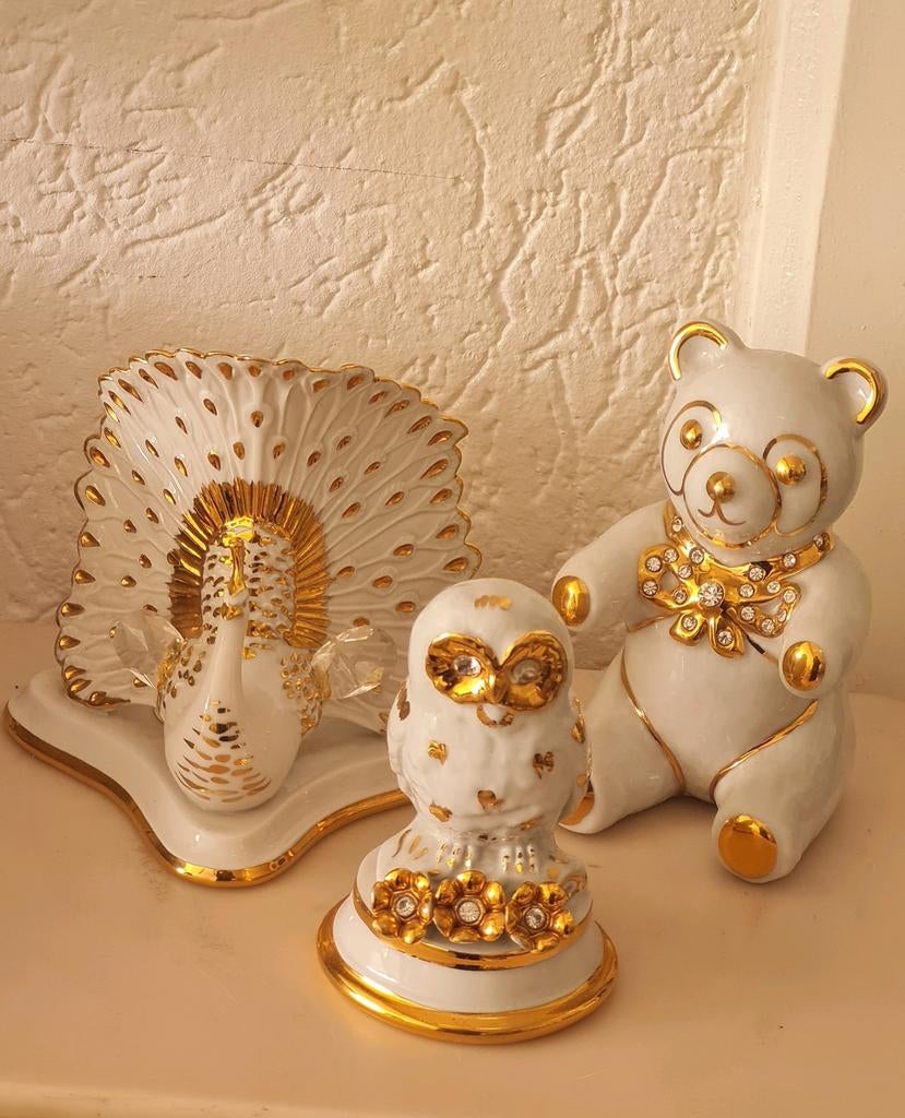 3 capodimonte beeldjes, Ophalen of Verzenden