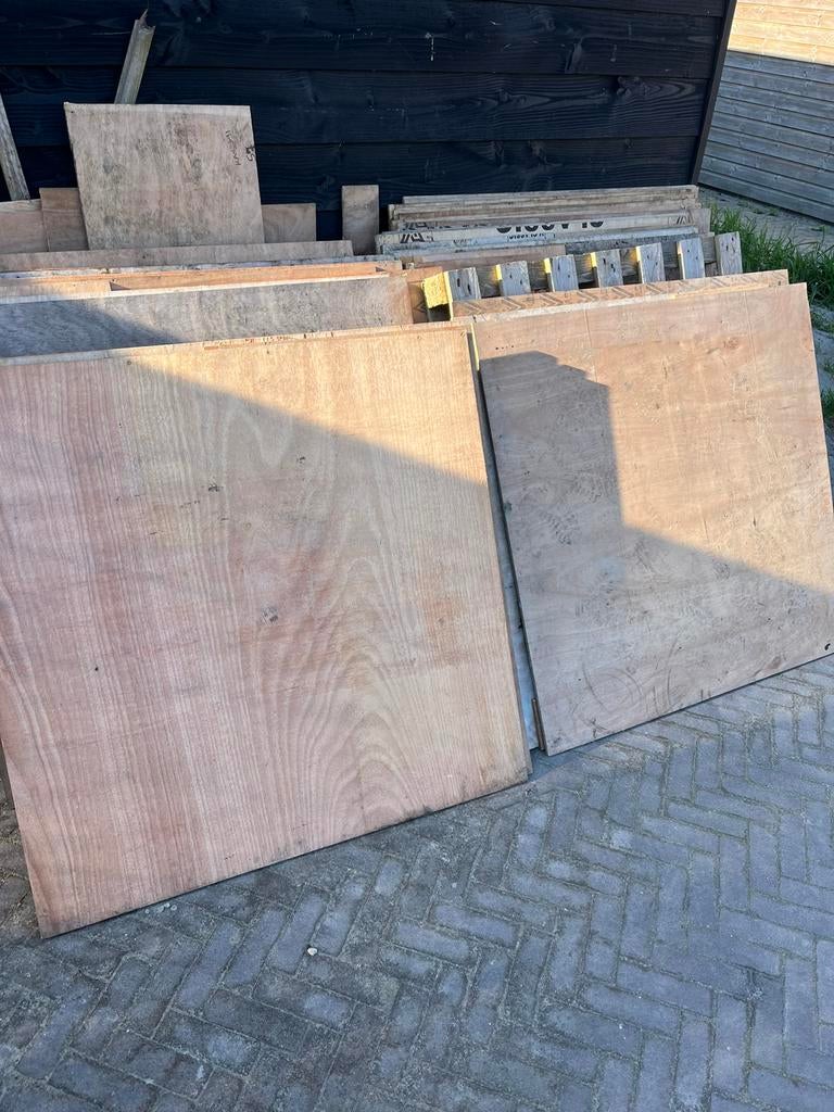 11 mm underlayment platen 114x114, Ophalen, Gebruikt, Multiplex, Minder dan 20 mm