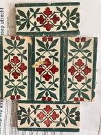 5 rand tegels 20ste eeuw, Ophalen of Verzenden