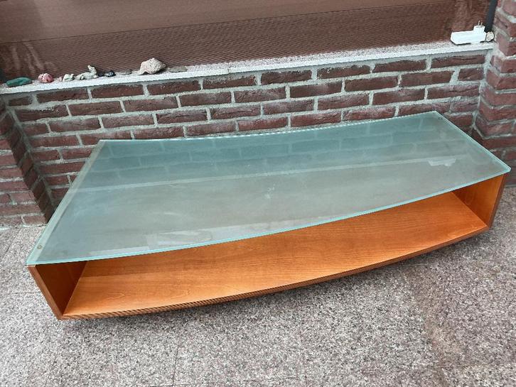 Salontafel, Huis en Inrichting, Tafels | Salontafels, Gebruikt, Minder dan 50 cm, 100 tot 150 cm, 100 tot 150 cm, Overige vormen