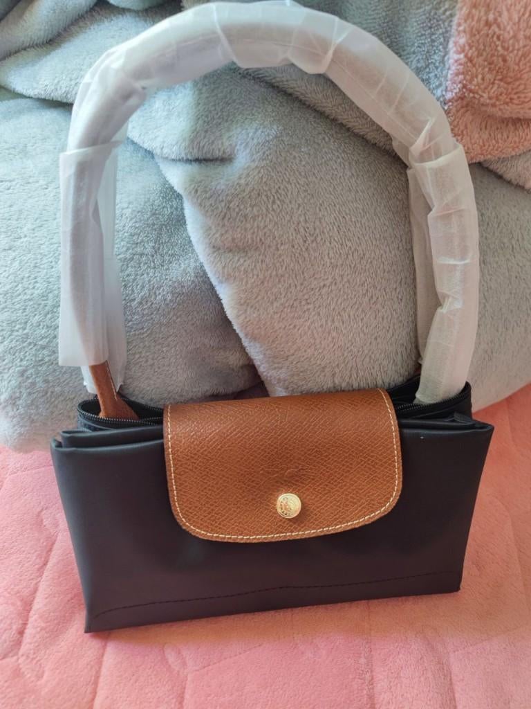 Longchamp Le Pliage Original Maat L, Verzenden, Nieuw, Zwart, Handtas