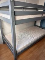Grijs stapelbed met matrassen, Ophalen, Gebruikt, Stapelbed