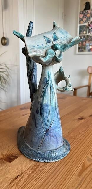 Beeld van een Poes 30 cm., Ophalen of Verzenden, Zo goed als nieuw, Dier