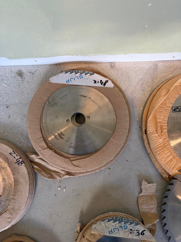 Partij Festool en Ecotools zaagbladen, Doe-het-zelf en Verbouw, Ophalen of Verzenden, Gebruikt, Cirkelzaag