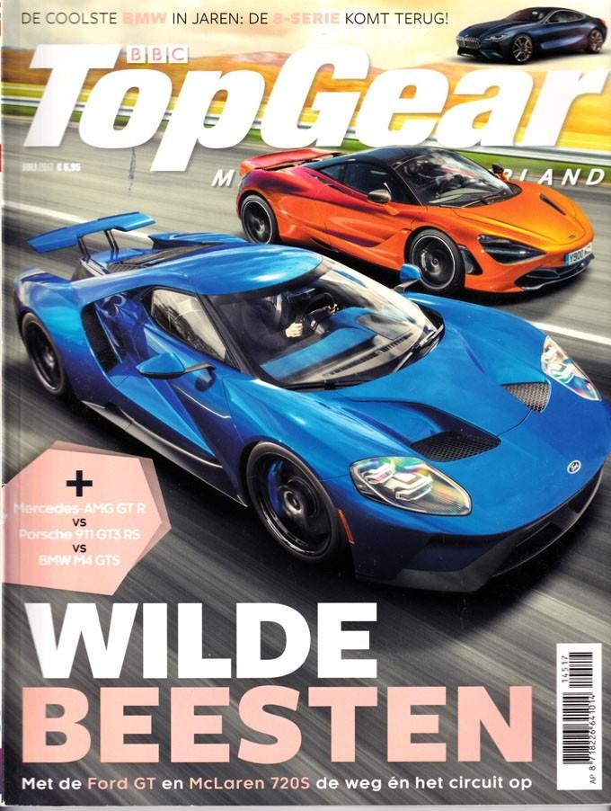 TopGear 145 2017 ( NL ) : Fiat 500 - Alfa Romeo Giulia - BMW, Ophalen of Verzenden, Gelezen, Algemeen