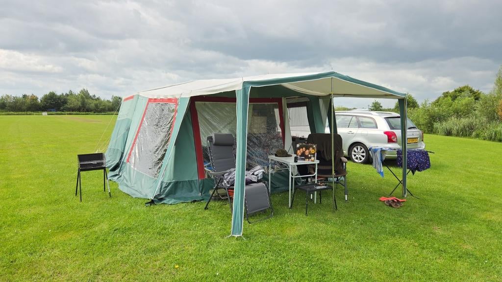 Trigano vouwwagen - Ideaal voor kampeeravonturen, Caravans en Kamperen, Vouwwagens, Ophalen, Trigano, Aanwezig, Tot en met 6